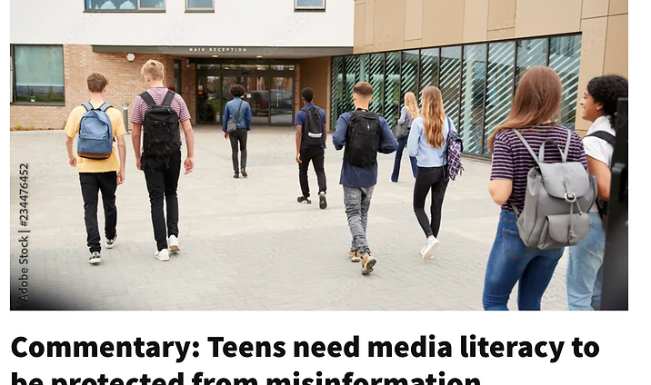 Stocktonia News op-ed on teens and media literacy